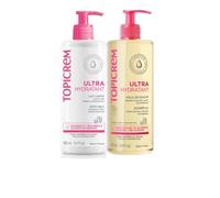 Topicrem Latte Corpo UH Ultra Idratante + Olio Doccia - 2x500 ml