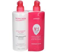 TOPICREM UH ultra-hydrating body milk pack 2 x 500 ml