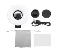 Topiky 15X Macro Lens, 28 LED Anello con 3000K 6500K Temperatura di Colore per Smartphone Fotografia Close Up Video Registrazione