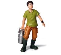 Topiky 8Pz Mini Figure di Persone della Fattoria per Bambini Gioco | Set realistico per bracciante agricolo, materiale plastico durevole, sussidio didattico prescolare, giocattolo fantasioso