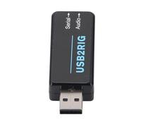 Topiky Adattatore Audio USB, Adattatore Scheda Audio Esterna con Controllo PTT, Stereo USB per Apparecchiature Radio, Jack da 3,5 Mm a, Scheda Compatta per FT8 JT65 PSK