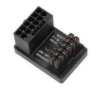 Topiky Adattatore PCIe a 16 Pin a 180 Gradi, Connettore PCIe GPU 600 W 12 V HPWR da 16 Pin a 16 Pin Maschio a Femmina Scheda Adattatore di Alimentazione GPU a 180 Gradi per Scheda (PH316 Nero)