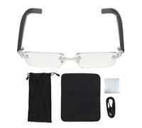 Topiky AI in Tempo Reale Occhiali per Traduzione, Occhiali AI Intelligenti con Bluetooth, Lenti a Filtro della Luce Blu, per Uomini Donne, Audio Bluetooth con