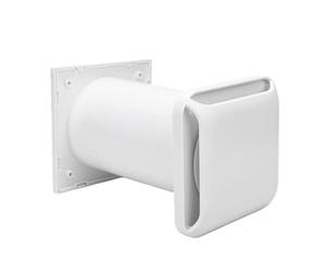 Topiky Asciugatore per Tubi da Esterno con Ventilazione Silenziosa con Design a Feritoia Resistente Alle Intemperie, 1 Presa D'aria a Parete con Cappuccio, Adatta per Edifici Residenziali