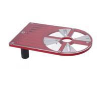 Topiky Base per Banco da Lavoro Regolabile con Piastra di Base Versatile per Rifilatrice per Taglierina da 65-132 Mm, Piastra Inferiore del Router in Lega di Alluminio Resistente per Vari Modelli