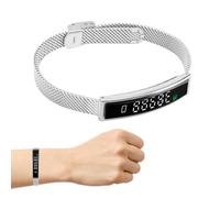 Topiky Bracciale Intelligente, Tracker Fitness con 5.3, Health Monitor per IOS, Impermeabile per il Nuoto, con App per il Contatore del Contatore a Gradini Tracker (SILVER)