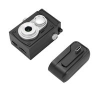 Topiky Camera Digitale Vintage, Fotocamera da Vlogging HD da 2 MP 1080p, con Cinghia e Cinghia del Polso, Portatile Compatto per Studente Adolescente