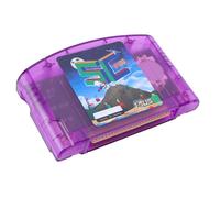 Topiky Cartuccia di Giochi N64, Cartuccia di Videogiochi N64 per Console di Gioco, di Giochi Flash Open Source, Scheda di Masterizzazione HD per Sviluppatori di Lettori (Viola Trasparente)