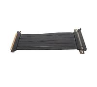 Topiky Cavo Riser PCI E 3.0 X16, Cavo Riser PCIE a 180 Gradi Cavo di Prolunga Cavo Flessibile proprietà Schermatura Elevata Cavo Riser Extender Scheda Grafica Compatibile con PCIE 2.0 (Nero)