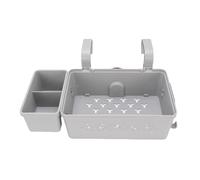 Topiky Cestino Portaoggetti a Bordo Piscina con Portabicchieri, Organizer Impermeabile da Appendere per Accessori per Piscine Fuori Terra, Contenitore per Carichi Pesanti di Grande capacità per (GRAY)