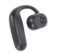 Topiky Cuffie Open Ear, Cuffie Singole Sull'orecchio Auricolare Wireless Suono di Conduzione Aerea, Auricolari 5.3 per Allenamento, Jogging, Ciclismo, Escursionismo (Black)