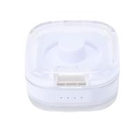 Topiky Custodia di Ricarica Smart Ring con Connessione Magnetica, Caricabatterie Portatile con Batteria Integrata da 300 MAh per R02 R03 R06 R11M R8 H01 SR05 Smart Rings, Porta di