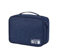 Topiky Custodia Multifunzionale per Gadget Custodia Portatile Compatta e Leggera per Power Bank per Viaggi/uso Interno, Poliestere Grigio RH917 (BLUE)