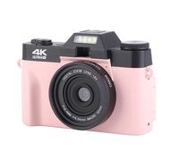 Topiky Fotocamera Digitale 4K per Fotografia, Fotocamera per da 48 MP con Messa a Fuoco Automatica, Anti-vibrazione, Schermo Ribaltabile a 180 Gradi, Videocamera da Viaggio con