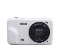 Topiky Fotocamera Digitale Compatta da 48 MP con Zoom 5x per gli Studenti Che viaggiano. Schermo IPS Portatile da 2,0 Pollici per L'uso Quotidiano (WHITE)