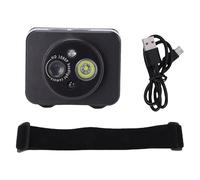 Topiky Fotocamera Montata Sulla Testa con Luce LED, Action Camera HD 1080P da 2 MP, Fotocamera per Registrazione Video Indossabile, per Faro Anteriore, Videocamera per (32G)