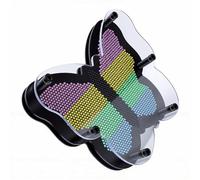 Topiky Giocattolo Artistico con Spille 3D, Lavagna per Impressioni con Spille Colorate, Giocattolo Sensoriale per Bambini Adulti, Decorazione Murale con Scultura con Impronte di Mani, Sollievo dallo