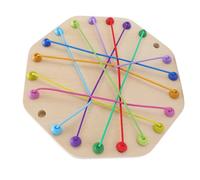 Topiky Gioco Puzzle per Sciogliere la Corda per Bambini Gioco da Tavolo per Famiglie Pensiero Logico Concentrazione Giocattolo Interattivo Genitore Bambino Divertimento Nodi Sfida 8,7x8,7 Pollici