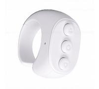 Topiky Girapagina Adatto per, Clicker Girapagina con Telecomando Bluetooth, Compatibile con Telefoni, Tablet e Lettori, Anello Ricaricabile, Doppia modalità Click Air Page (WHITE)