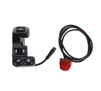 Topiky Interruttore Faro Scooter Compatibile con Kukirin Pro, 6 Pin | Interruttore da manubrio 4 in 1 con fanale posteriore, indicatore di direzione in ABS impermeabile, interruttore di