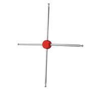 Topiky Kit Cappuccio Condensatore in Lega di Alluminio, Potenziatore delle Prestazioni dell'Antenna, Adatto per Antenna Verticale JPC12 HF, Riduzione del Rumore, Installazione Semplice, Accessori per