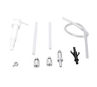 Topiky Kit Pompa Olio Ingranaggi per Motori Fuoribordo Marini | Pompa manuale per trasferimento fluidi, 10 ml per corsa, 4 adattatori per tappi di scarico, lega di alluminio resistente,