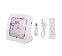 Topiky Lettore CD Lettore CD Desktop Portatile Bluetooth, Musicale con Telecomando, Portatile con Altoparlanti e Display LED, Interfaccia USB AUX