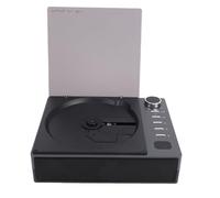 Topiky Lettore CD Lettore CD Portatile da Tavolo Bluetooth, Portatile da Tavolo con Altoparlanti Bluetooth, con Altoparlanti Radio FM, Telecomando (BLACK)