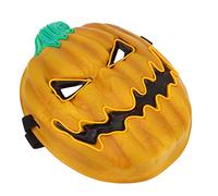 Topiky Maschera di Zucca LED per Halloween, 3 Modalità di Illuminazione | Maschera luminosa con testa di zucca con flash fisso, lento, flash veloce, per bambini adulti, cosplay di feste horror