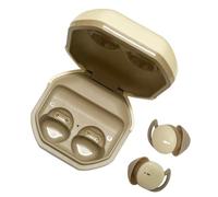 Topiky Mini Auricolari Wireless Bluetooth 5.3 Cuffie Leggere con Cancellazione del Rumore per Casa, Ufficio e Viaggi Bianco Confezione da 2 (Colore del tè al latte)