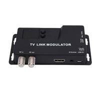 Topiky Modulatore da HDMI a RF, Convertitore Coassiale da AV a RF VHF UHF per TV Formato PAL NTSC, Micro Modulatore RF TV, Commutatore di Canale da 471,25 MHz a 885,25 MHz
