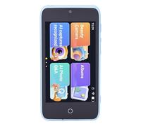 Topiky Nuova Fotocamera Digitale AI 2026, Fotocamera AI per Bambini con Doppio Obiettivo da 2 MP e 5 MP, Riconoscimento degli Oggetti, Dialogo Vocale, Touchscreen da 4 Pollici, Lettore (BLUE)