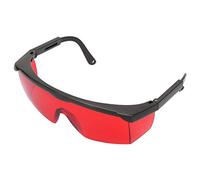 Topiky Occhiali di Sicurezza con Montatura Rossa per Protezione Ottica | Lente ad assorbimento ottico, risposta rapida alla luce, elevato tasso di attenuazione, superficie resistente ai graffi