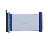 Topiky PCI E 16X Riser Extension Cable 19cm per Server Case | Design morbido a nastro piatto, trasferimento dati ad alta velocità, adattatore riser per GPU Mining, layout interno