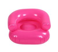 Topiky Poltrona Gonfiabile, Divano Gonfiabile in PVC Trasparente, Divano Ad Aria Morbido E Confortevole per il Balcone del Corridoio del Soggiorno della Camera da Letto (PINK)