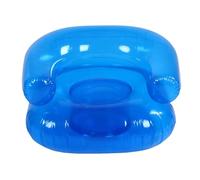 Topiky Poltrona Gonfiabile, Divano Gonfiabile in PVC Trasparente, Divano Ad Aria Morbido E Confortevole per il Balcone del Corridoio del Soggiorno della Camera da Letto (BLUE)
