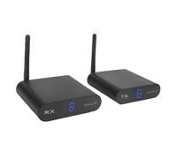 Topiky Ricevitore Trasmettitore Trasmettitore AV Wireless, Kit di Estensione Convertitore Adattatore TV Plug and Play, Extender HDMI Wireless Portatile, Uscita 1080P con Decodifica (Spina europea)