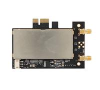 Topiky Scheda Controller Rete,Buona compatibilità,PCB Oro Ad Immersione Nero,Scheda Adattatore Scheda di Rete Wireless da Mini PCI-E a PCI-E per 7260HMW/Atheros AR5B225