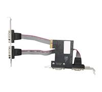Topiky Scheda di Espansione da PCI-Express a RS232 a 4 Porte, Scheda Seriale PCI-E Porta Com Interfaccia RS232, Schede di Conversione Adattatore RS232 DB9 Com Schede Adattatore di