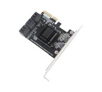 Topiky Scheda di Espansione PCIe X4 a 3, Adattatore Ad Alta velocità a 6 Porte per Un'efficiente Trasmissione dei Dati Nei Sistemi PC, Plug and Play (#1)