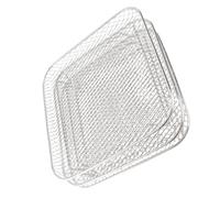 Topiky Set di Griglie per Friggitrice in Acciaio Inox 304, Impilabili 8 | Cestello per disidratatore multistrato, vassoio per cestello per friggitrice, con accessori per friggitrice ad aria, forno,