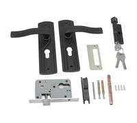 Topiky Set di Serrature per Maniglie per Porte con Cuscinetti Silenziosi in Acciaio Al Manganese per Camera da Letto di Casa, Kit Completo per un Funzionamento Regolare, Set di Chiavi per Serrature