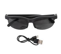 Topiky Smart AI Translation Occhiali, 144 Lingue Traduzione in Tempo Reale, Occhiali da Sole Bluetooth con Lenti a Filtro a Luce Blu, Traduzione AI Smart Glasses with Chatgpt per Uomo