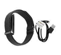 Topiky Smart Fitness Tracker, Health Activity Tracker con Cardiofrequenzimetro, Contapassi, Braccialetto Intelligente Impermeabile Fino a 10 M per Donne, Uomini e Bambini (BLACK)