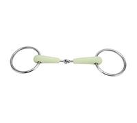 Topiky Snaffle per Cavallo Gomma Rivestita Acciaio Inossidabile Aperto