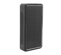 Topiky Solar Power Bank 50000Mah, Caricabatterie Wireless Portatile, Pacco Batteria di Backup Esterno in Campeggio con Luce LED, Caricabatterie Telefoniche Portatili, Energia Mobile per (BLACK)