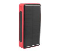 Topiky Solar Power Bank 50000Mah, Caricabatterie Wireless Portatile, Pacco Batteria di Backup Esterno in Campeggio con Luce LED, Caricabatterie Telefoniche Portatili, Energia Mobile per (rosso)