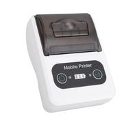 Topiky Stampante per Ricevute BT, Piccola Stampante Senza Inchiostro, Mini Stampante per Ricevute da 58 Mm, Stampante Termica Portatile per Etichette Termiche Dirette, Etichette Piegate