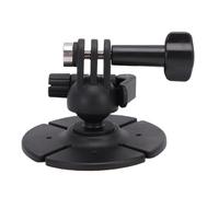 Topiky Supporto per Testa Sferica per Action Camera, Design Rotante a 360 Gradi con Adattatore a Due Poli e Base Adesiva Resistente, per Desktop per Carrozzeria di Caschi e Altro