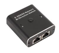 Topiky Switch Selettore Splitter RJ45, Switch USB 2.0 2 in 1 out o 1 in 2, 2,5G 5G Switch di Remirection di Rete, Adattatore Interno di Rete Esterno RJ45